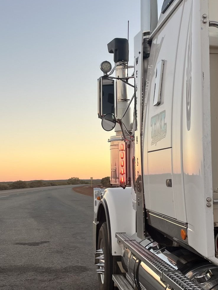Air Cleaner Stainless - 5x Straight LEDs to suit Western Star