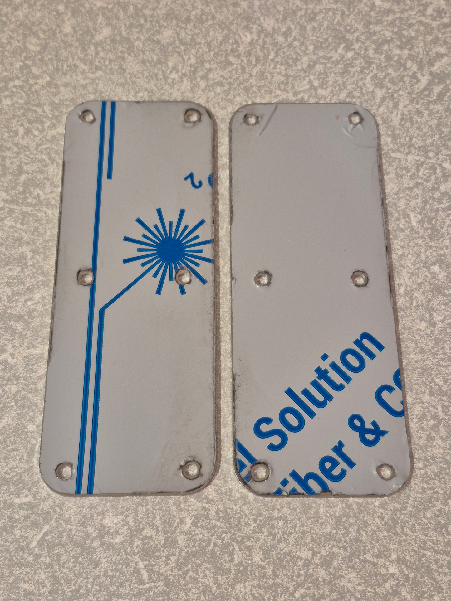 Mirror Light Blanking Plate - Stainless Steel