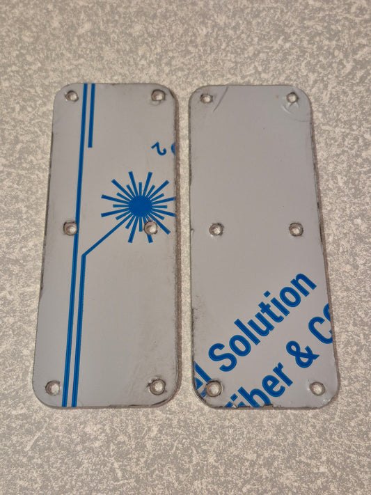 Mirror Light Blanking Plate - Stainless Steel