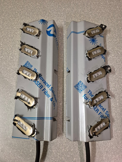 Air Cleaner Stainless - Rear Facing - 5x C/R 30 Degree Lights to suit Kenworth