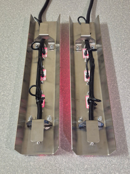Air Cleaner Stainless - 5x Straight LEDs to suit Western Star