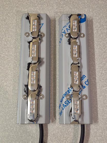 Air Cleaner Stainless - 4x Straight Oval Lights to suit Kenworth
