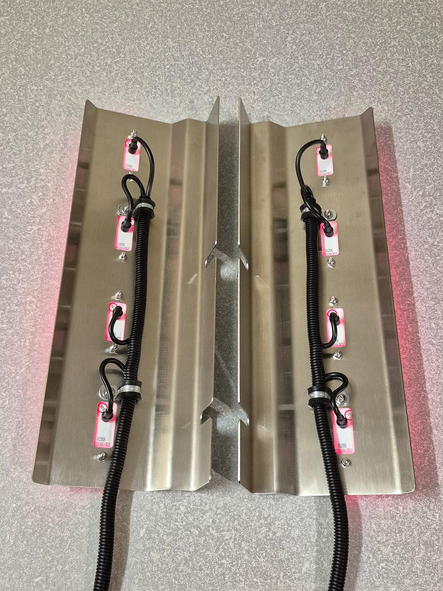 Air Cleaner Stainless - Rear Facing - 4x Straight Lights to suit Kenworth