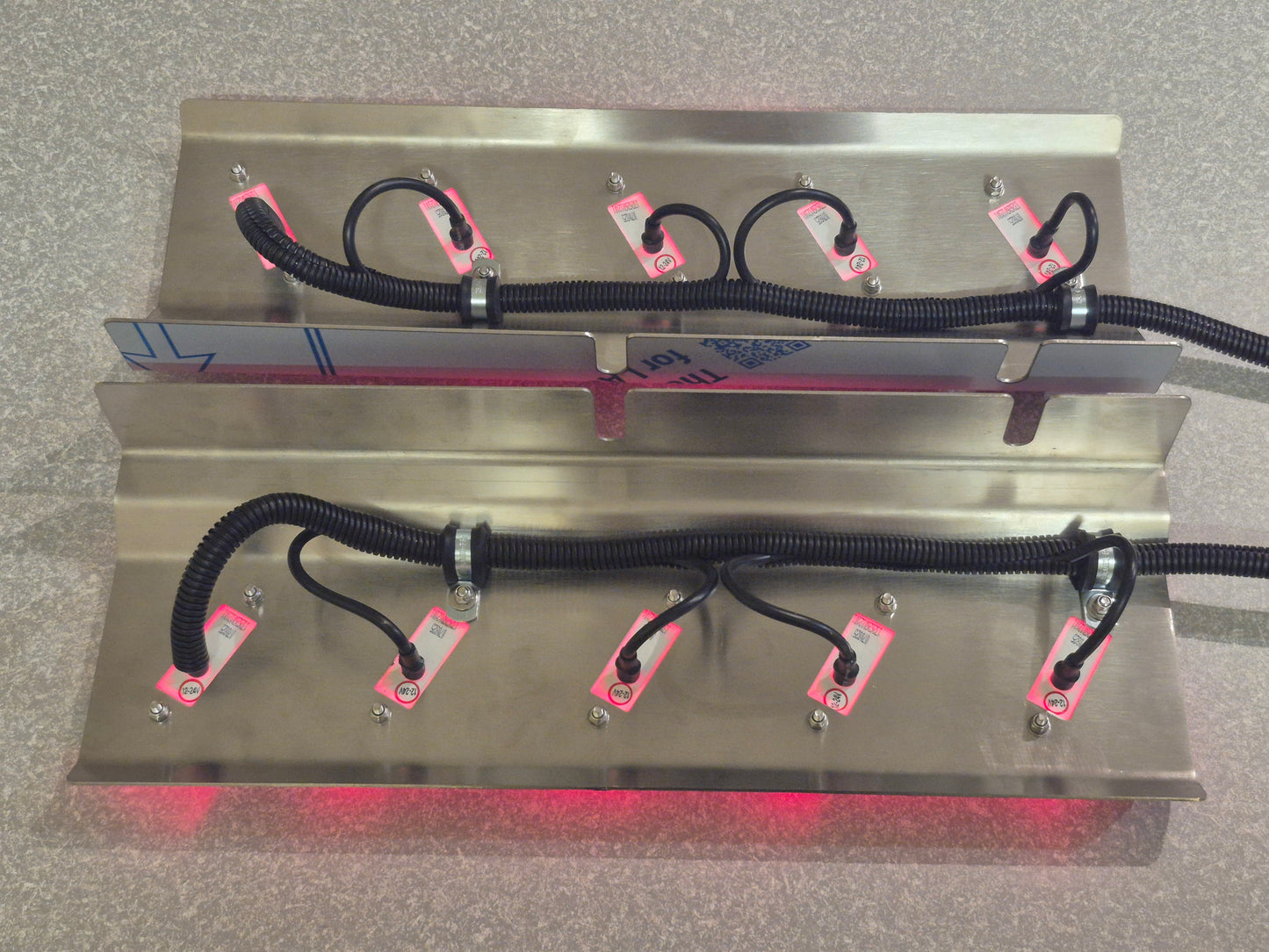 Air Cleaner Stainless - Rear Facing - 5x C/R 30 Degree Lights to suit Kenworth