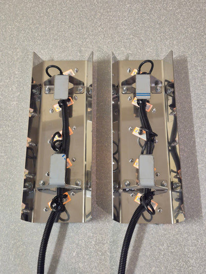 Air Cleaner Stainless - 5x 30 Degree Oval Lights to suit Kenworth