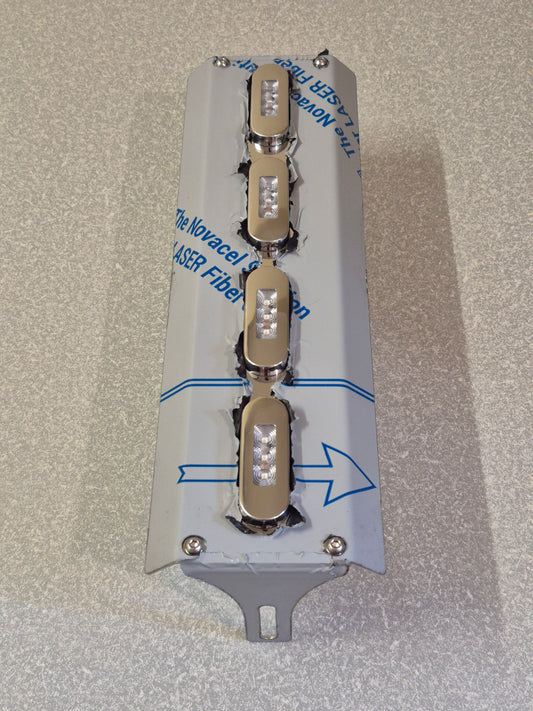 Mirror Stainless - 4x Straight Oval Lights to suit Kenworth, Mack & Western Star