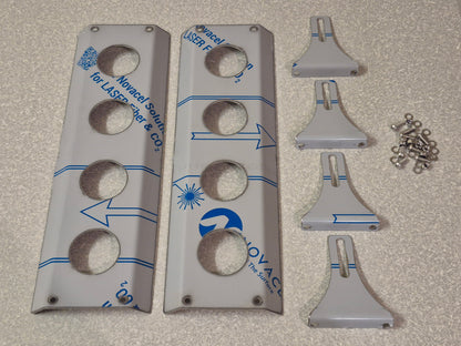 Truck Stainless Mirror Back Panel - 4x Grommet - No Lights Included